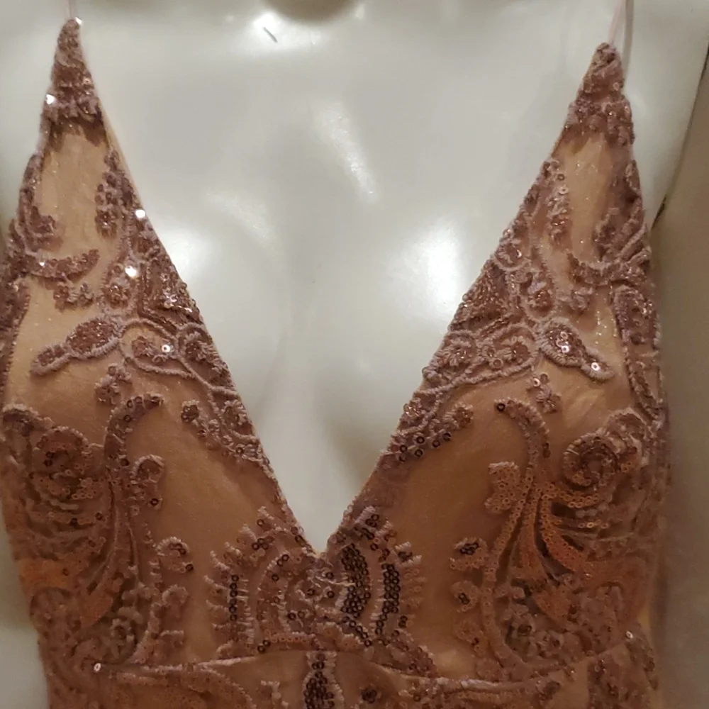 Free People Night Shimmers Mini Dress